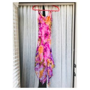 Size 6 90s Silk Spring Dress